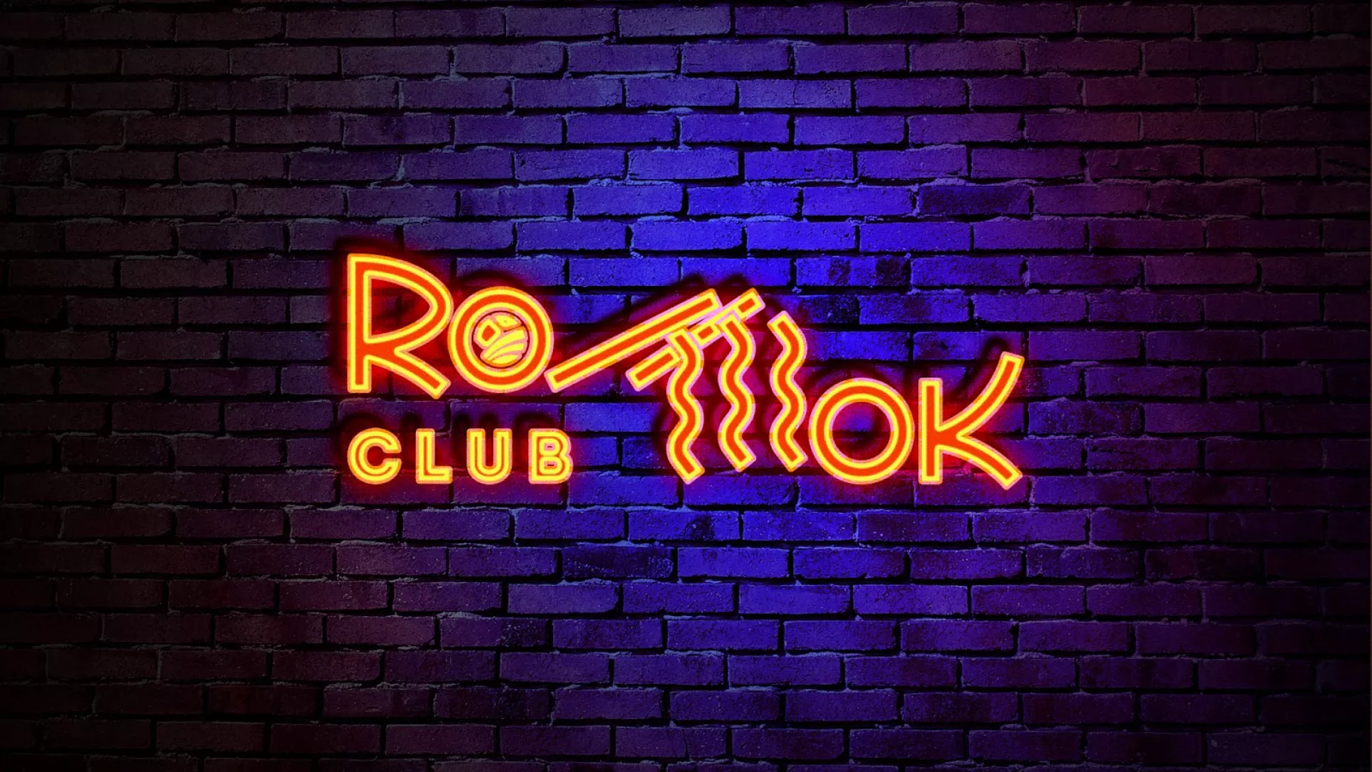Разработка интерьерной вывески суши-бара «Roll Wok Club» в Велиже